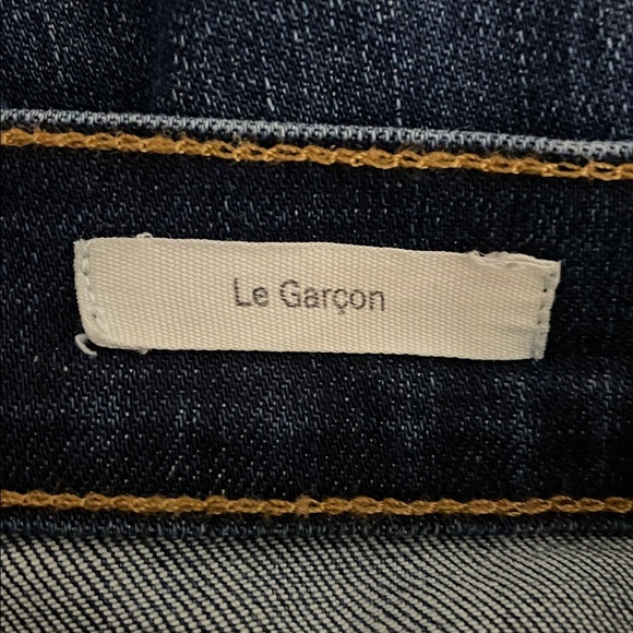 Frame Denim Jeans Le Garçon Women’s Size 24 Rosewood Blue Slim Fit Stretch - Picture 3 of 9
